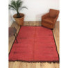 Somptueux tapis Beni M'Guild rouge contour noir