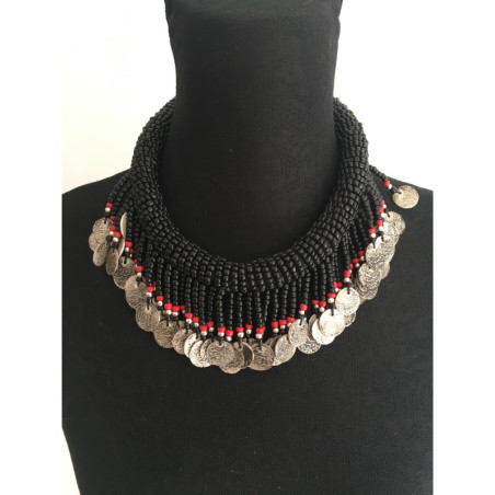 Collier berbère refait avec des pièces anciennes